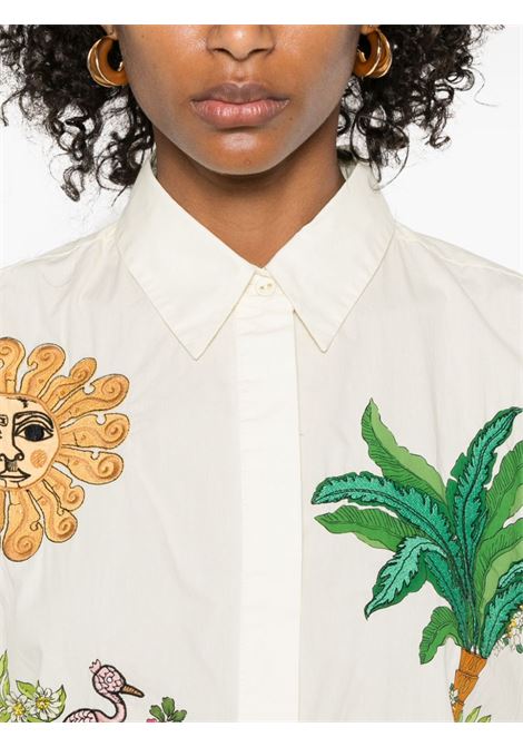 White Tiger Embroidered shirt Alemais - women ALEMAIS | 4288TWHT