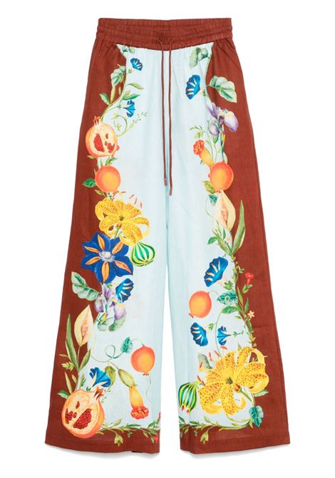 Pantaloni Dahlia con stampa grafica multciolore Alemais - donna