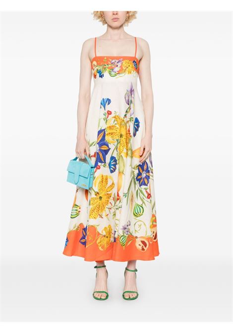 Multicolored Flores midi dress Alemais - women ALEMAIS | 4424DMLT