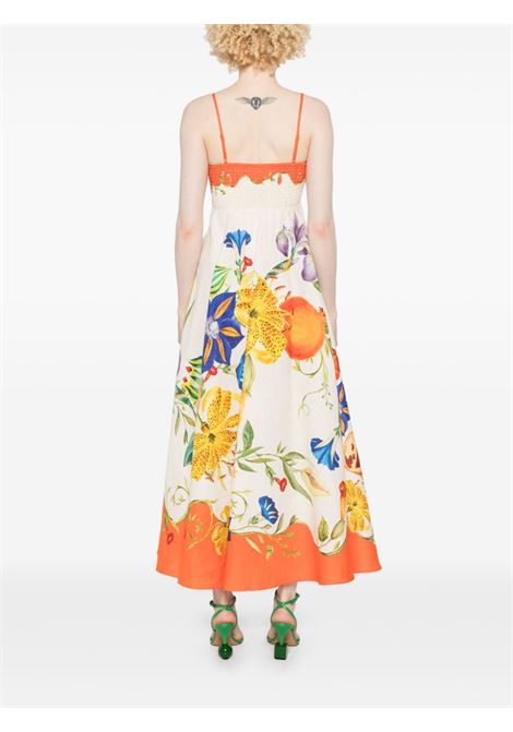 Multicolored Flores midi dress Alemais - women ALEMAIS | 4424DMLT