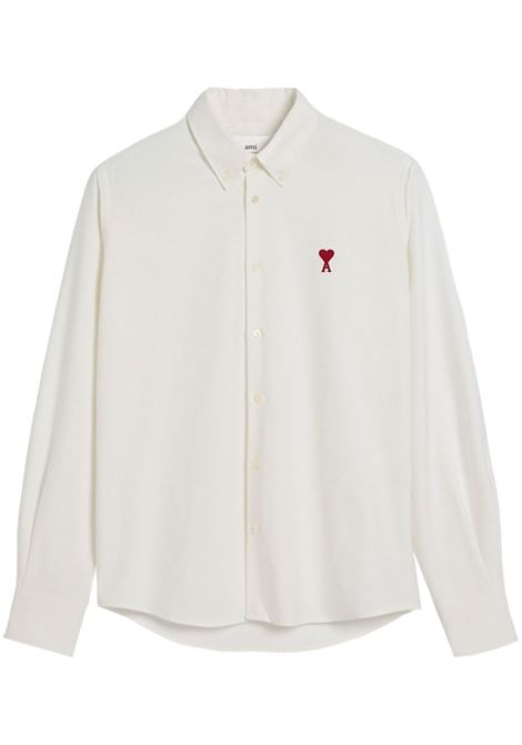 Camicia Ami de Coeur in bianco Ami Paris - unisex AMI PARIS | Camicie | BFUSH063CO0031168