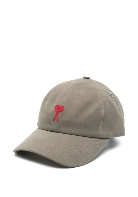 Cappello da baseball Ami de Coeur in grigio Ami paris - unisex AMI PARIS | Cappelli | UCP116AW00410953