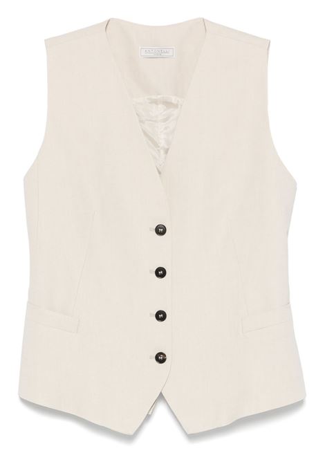 Gilet Fiumicino in beige Antonelli - donna