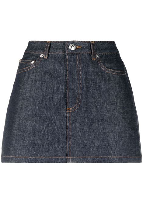 Blue denim midi skirt A.P.C. - women A.P.C. | CODBSF06093IAI