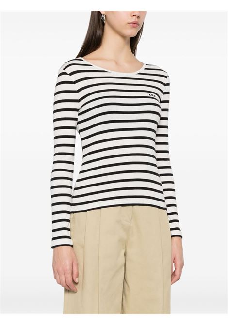 Top a righe Thelma in bianco e blu A.P.C. - donna A.P.C. | COHCAF26373TAT