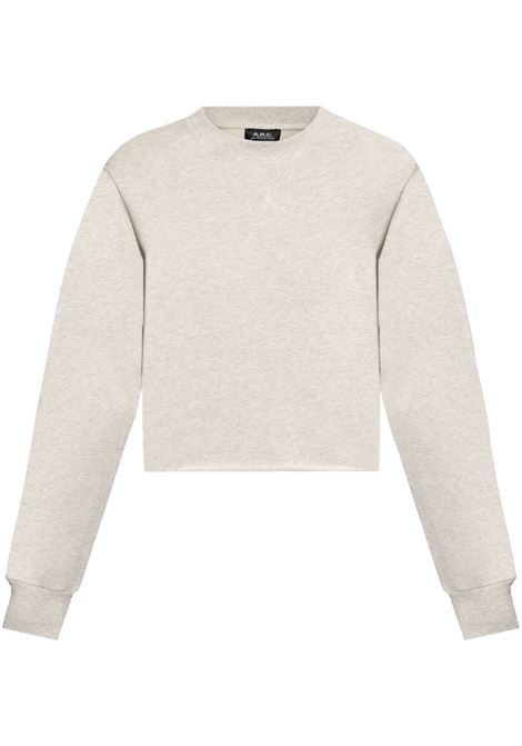 Felpa Label F in grigio A.P.C. - donna A.P.C. | COHCMF27965PAA