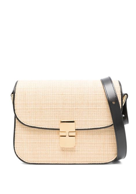 Light beige small Grace shoulder bag A.P.C. - women