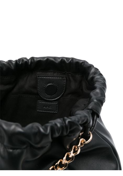 Borsa a spalla sac ninon chaine e nero - A.P.C donna A.P.C. | PUAATF61877LZZ