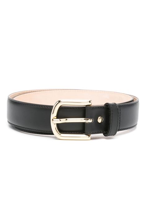 Cintura in pelle in nero A.P.C. - donna A.P.C. | PXBHZF65215LZZ