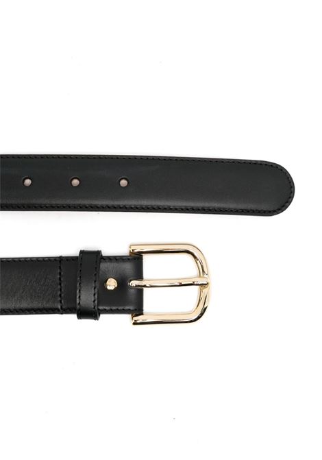 Black leather belt A.P.C. - women A.P.C. | PXBHZF65215LZZ