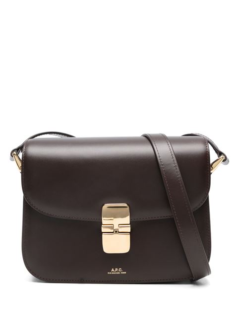 Borsa a tracolla Grace in marrone A.P.C. - donna