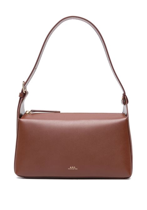 Brown virginie shoulder bag - A.P.C women