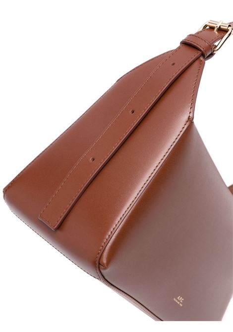 Borsa a spalla virginie in marrone - A.P.C donna A.P.C. | PXBRUF61837CAD