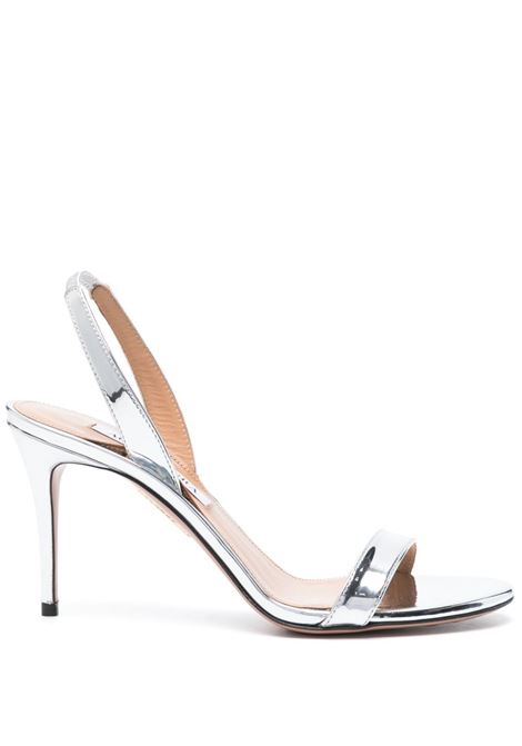 Silver So Nude 85mm sandals Aquazzura - women