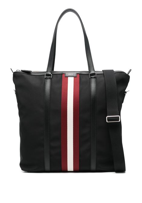 Black stripe-detailed bag Bally - men BALLY | MAE04NNY286U901P