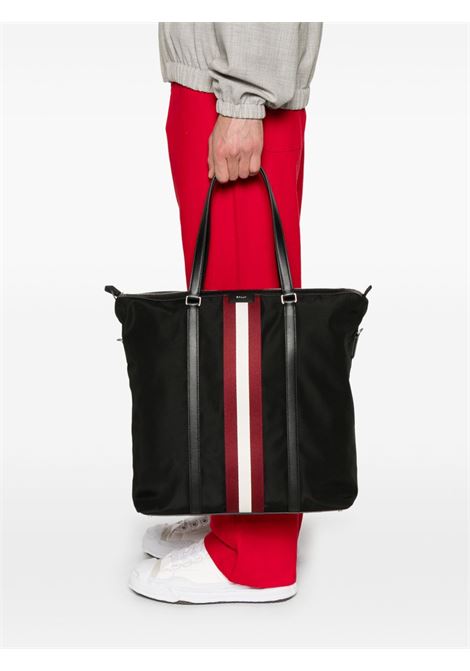 Black stripe-detailed bag Bally - men BALLY | MAE04NNY286U901P