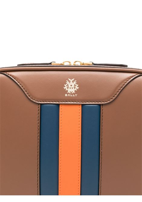 Brown stripe-detailed crossbody bag Bally - men BALLY | MAS02MVT846I801O