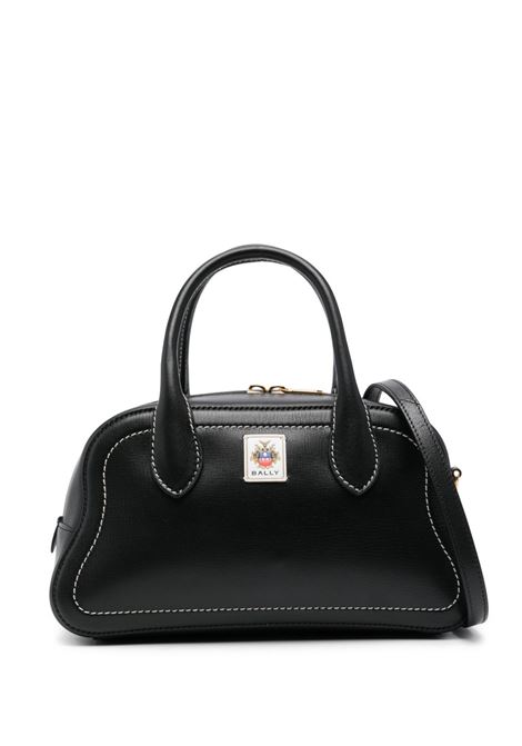 Borsa a mano con applicazione in nero Bally - donna