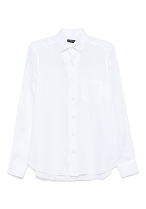 White linen shirt Barba - men