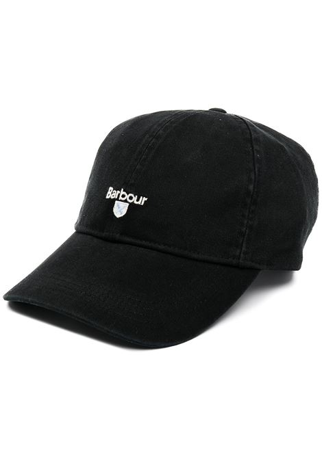 Cappello da baseball Cascade in nero - BARBOUR uomo