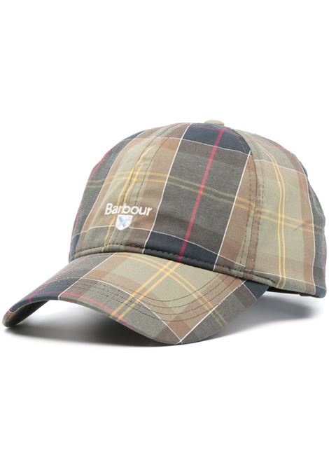 Cappello da baseball a quadri multicolore Barbour - uomo