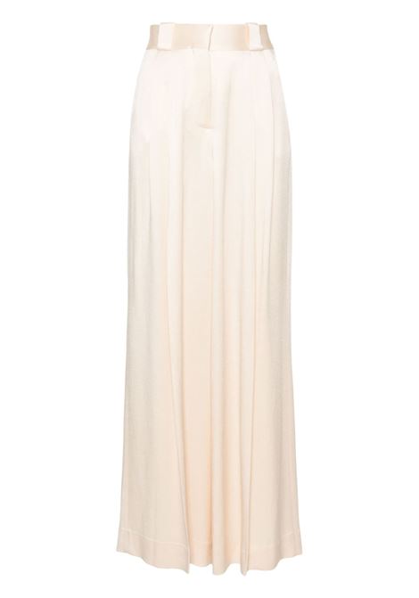 Ivory white Novalis high-waist palazzo pants Blazé Milano - women BLAZÉ MILANO | Trousers | PTLPA01NOESSE0004