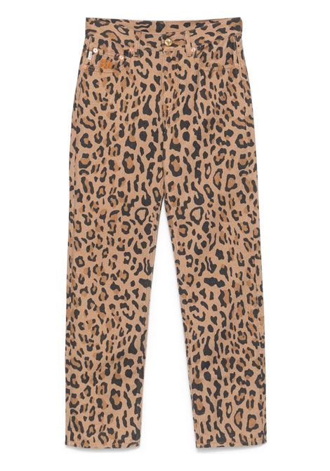 Brown animalier print Paso jeans Blazé Milano - women BLAZÉ MILANO | Jeans | PTPJE01ESIM03F000