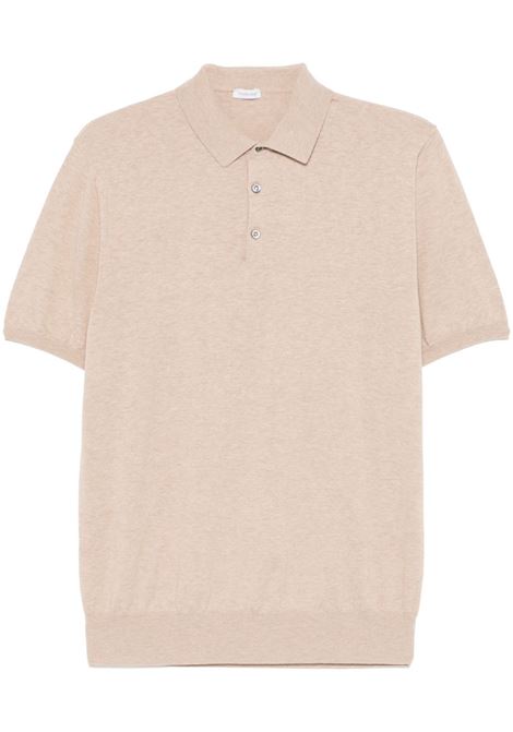 Polo in cotone in beige Caruso - uomo