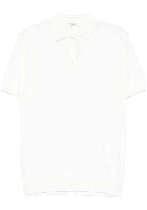 Polo in cotone in bianco Caruso - uomo