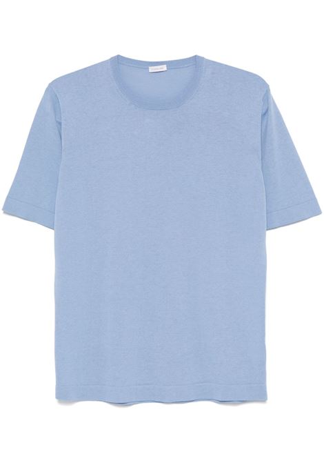 Light blue fine-knit T-shirt Caruso - men CARUSO | MK66Y7002570160