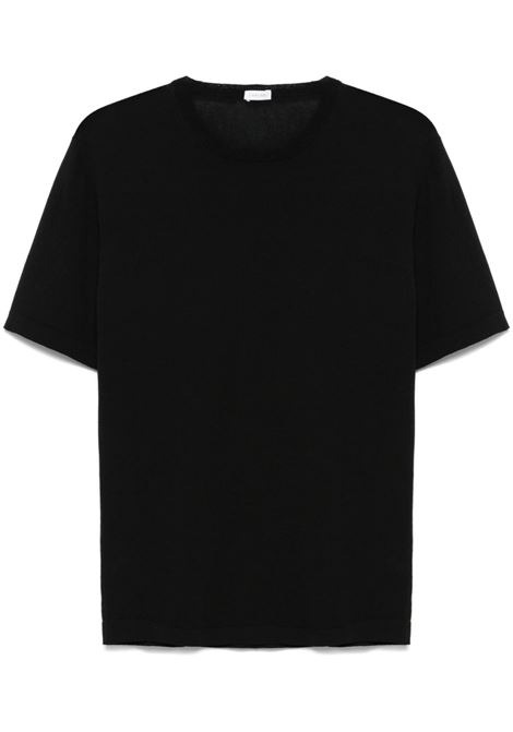 Black short-sleeves cotton T-shirt Caruso - men CARUSO | MK66Y7002570910