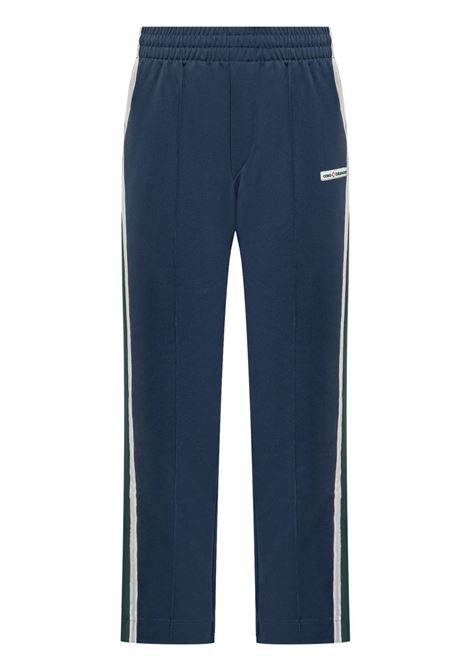 Pantaloni sportivi con righe laterali in blu Casablanca - uomo