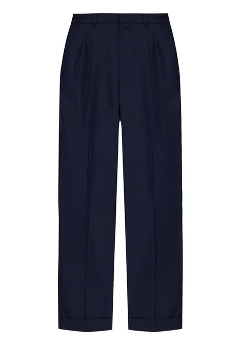 Navy blue straight-leg trousers Casablanca - men