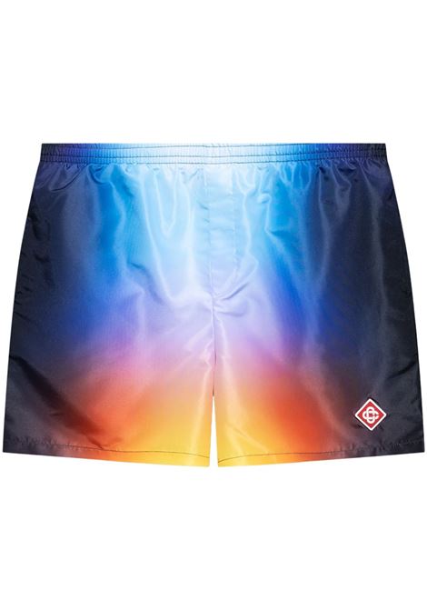 Multicolor gradient-effect swim shorts Casablanca - men