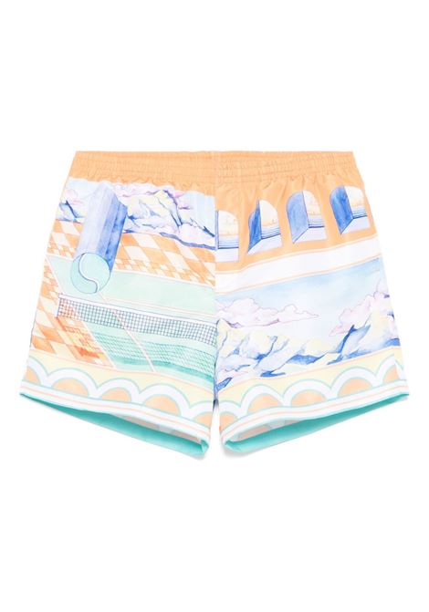 Multicolour printed swim shorts Casablanca - men CASABLANCA | MS25TR03203EXMLT