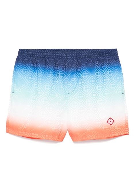 Blue printed jacquard swim shorts Casablanca  - men