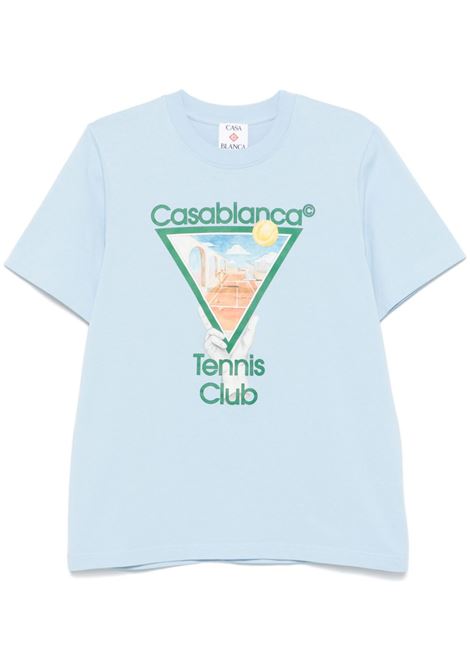 Light blue printed T-shirt Casablanca - men Casablanca - men