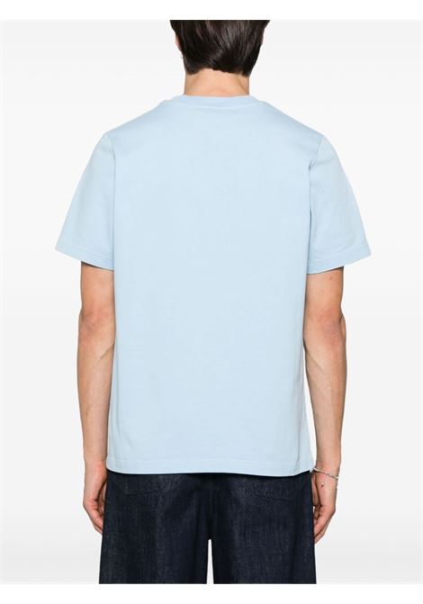 T-shirt con stampa in azzurro Casablanca - uomo CASABLANCA | UMPS25JTS00109LGHTBL