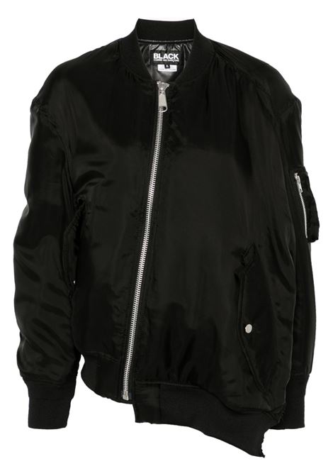 Bomber in raso nero Comme Des Garçons - unisex COMME DES GARCONS BLACK | Capispalla | 1OJ0160521