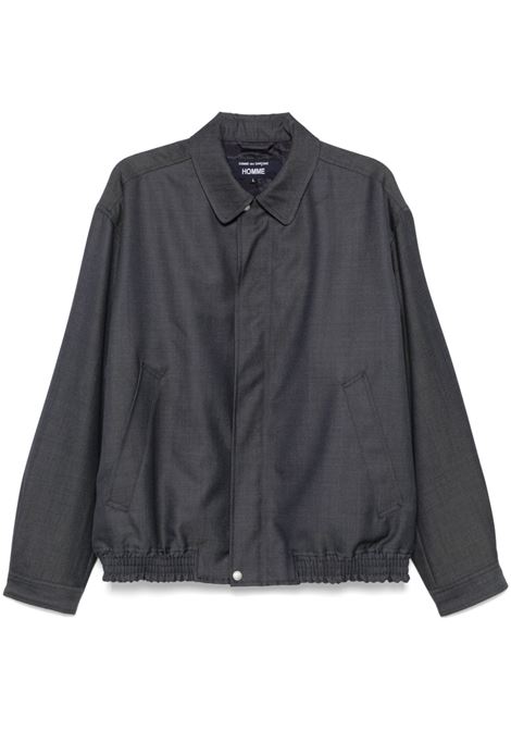 Giacca chambray in blu Comme des Garçons Homme - uomo COMME DES GARCONS HOMME | Capispalla | HOJ0102