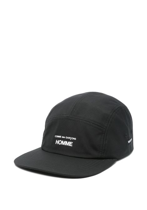 Cappello con stampa in nero Comme des garcons homme - uomo COMME DES GARCONS HOMME | Cappelli | HOK6011