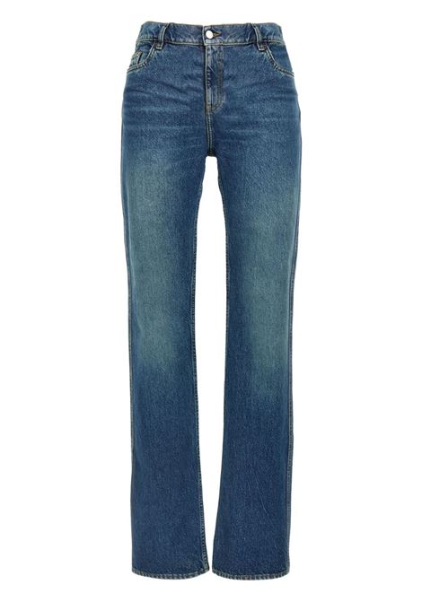 Blue straight-leg jeans Coperni - women