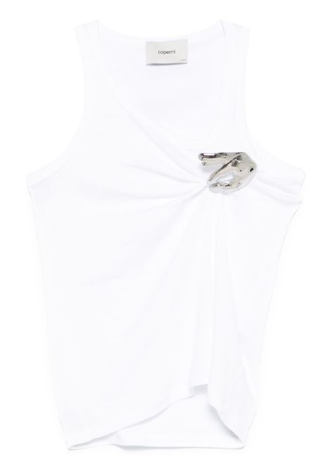 White emoji tank top Coperni - women