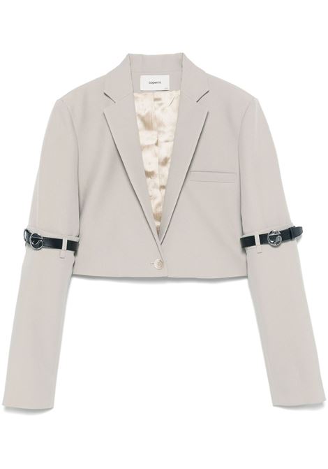 Beige cropped blazer Coperni- women