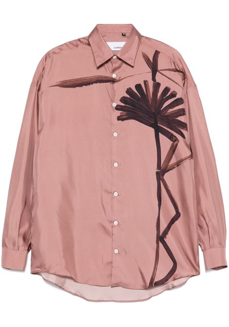 Light red floral Valentino shirt Costumein - men