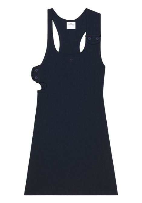 Blue navy 90's mini dress Courrèges - women COURRÈGES | Dresses | 125JRO550JS01947075