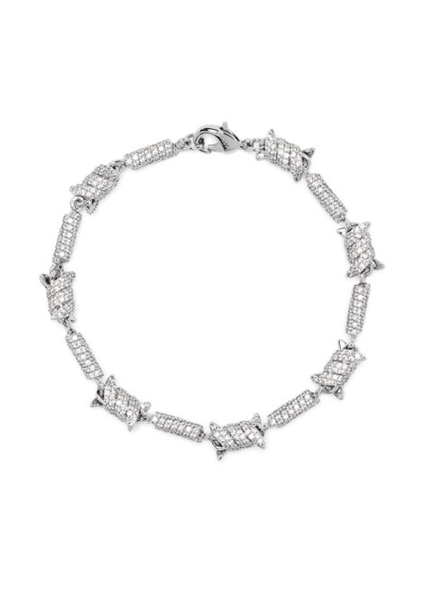 Bracciale con cristalli in argento Darkai - unisex DARKAI | DIBR0048BBDILMLT