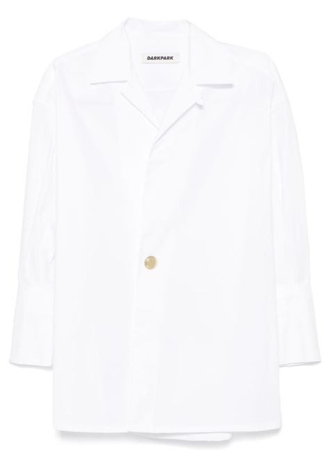 Camicia con bottone jodie in bianco Darkpark - donna