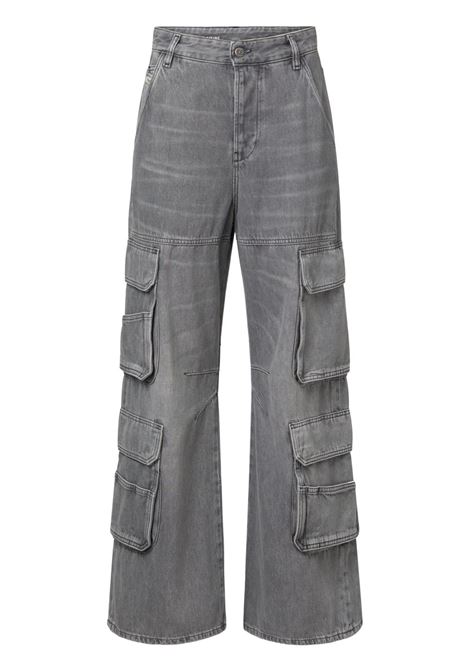 Jeans D-Sire cargo in grigio Diesel - donna