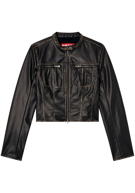 Giacca biker G-Lobe in nero Diesel - donna